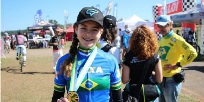 Ciclista lourenciana é campeã brasileira após ter bicicleta roubada e apanhar de bambu