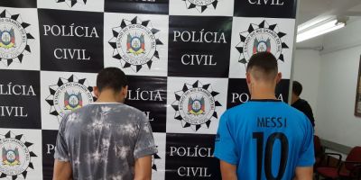 PC prende dois homens por roubo a pedestres e apreende arma e munições em Barra do Ribeiro