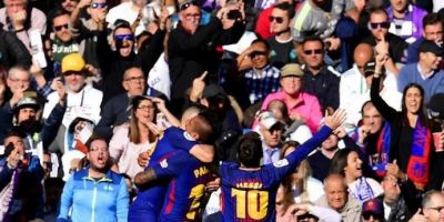 Barcelona goleia Real Madrid no "El Clássico" e dispara na liderança do Espanhol