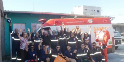 Equipe do Samu recebeu novos uniformes em São Lourenço do Sul