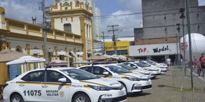 Batalhões da Brigada Militar de Pelotas e Rio Grande recebem viaturas novas