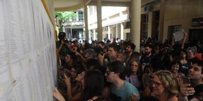 Ufrgs divulgou listão dos aprovados