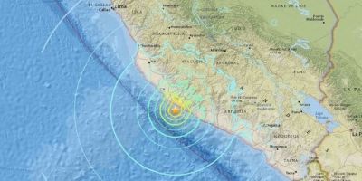 MUNDO: quatro terremotos são registrados no litoral sul do Peru