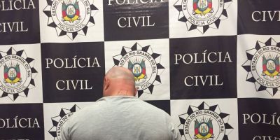 Polícia Civil prende, na tarde desta sexta, indiciado por homicídio em Tapes