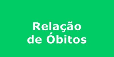 Relação de óbitos de Camaquã e região (01/08/2014)