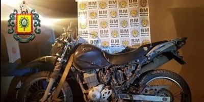 Moto em ocorrência de furto é encontrada no interior de Dom Feliciano