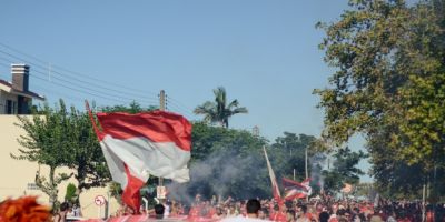 São Lourenço do Sul virou quase um Beira-Rio nesse sábado