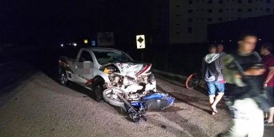 Acidente deixa duas pessoas feridas na noite de sábado na BR-116, em Camaquã