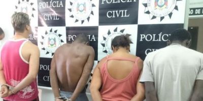 Operação "Ponta da Lagoa" da Polícia Civil prende 4 na manhã desta quarta