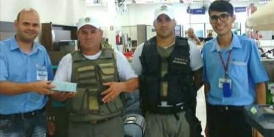 Brigada Militar de Sentinela do Sul recebe doação de telefone para atendimento ao público