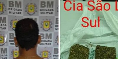 Homem é detido com drogas e dinheiro em São Lourenço do Sul