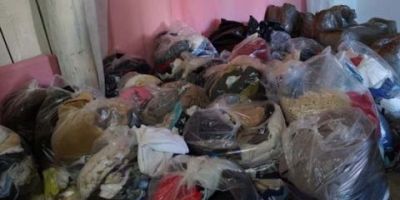 Chuvisca recebe doação de agasalhos e cobertores