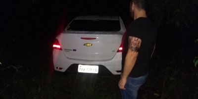 Localizado em Arambaré carro roubado em SP e usado em ações criminosas na região