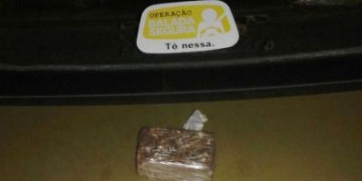 Camaquã - POE do 30º BPM efetua prisão e apreensão por tráfico de drogas