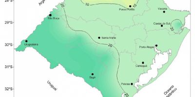 RS terá tempo seco e chuvas isoladas na próxima semana