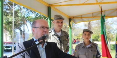 Durante entrega de viaturas BM, secretário de segurança sinaliza reforço de efetivo para Camaquã 