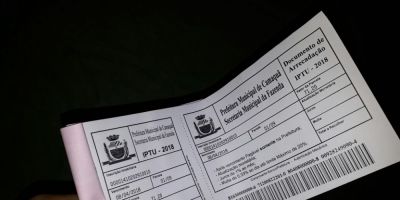 Prefeitura de Camaquã prorroga pagamento de parcela única do IPTU
