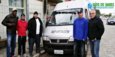 Equipe do Esporte Interativo está em Camaquã para transmissão do Campeonato Brasileiro de Futebol 7