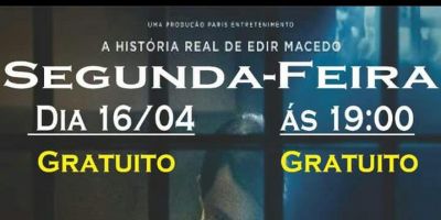 Cinema Itinerante: filme que conta história de Edir Macedo será exibido nesta segunda em Camaquã