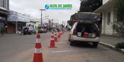 Camaquã - somente estacionamento paralelo nas Ruas Olavo Moraes e Presidente Vargas a partir desta segunda