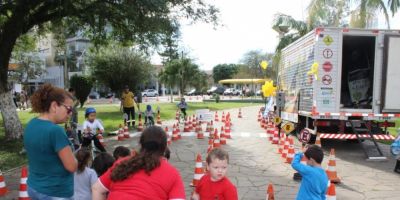 FOTOS e VÍDEOS: Camaquã realiza o primeiro Maio Amarelo Kids do RS