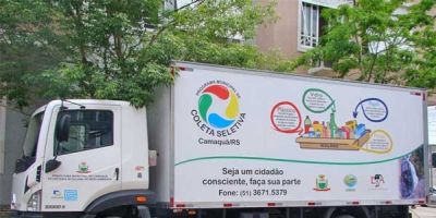 Coleta Seletiva em Camaquã sofre mudança nesta semana em função de problema em veículo