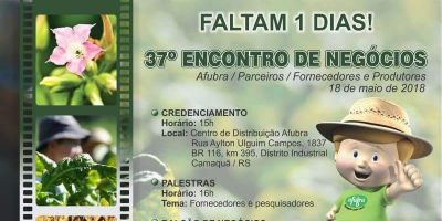 Ocorre em Camaquã nesta sexta o 37º Encontro de Negócios da Afubra