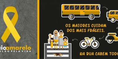 DNIT/RS realiza ações na região em apoio ao Maio Amarelo