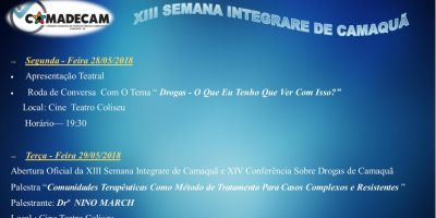 Comadecam realiza a 13ª Semana Integrare de Camaquã
