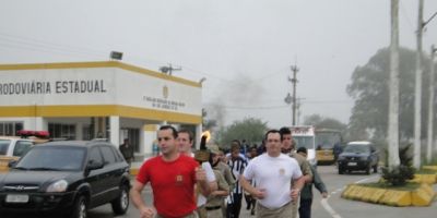 Centelha do Fogo Simbólico chega a São Lourenço do Sul