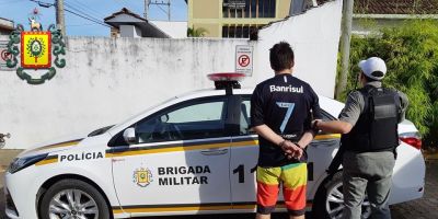 Brigada Militar prende procurado pela Justiça no bairro Ouro Verde em Camaquã