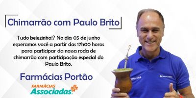 Arena LVD completa 1 ano nesta terça (5) e para comemorar traz a Camaquã Paulo Brito