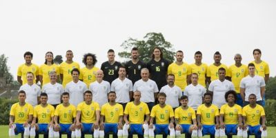 CBF divulga foto oficial da seleção brasileira na Copa da Rússia