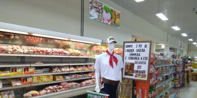Compre 1 pacote de Linguiça Caseira Campeira no Super São José e concorra a um kit churrasco