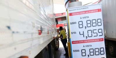 Preço do diesel diminui, mas ainda não chega às bombas R$ 0,46 menor