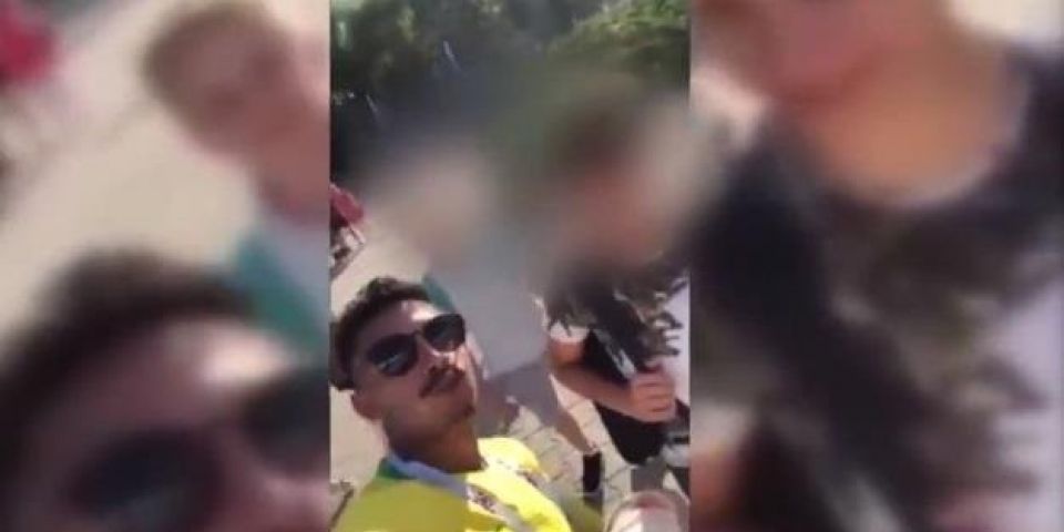 Em novo vídeo de brasileiros na Rússia, torcedor constrange criança