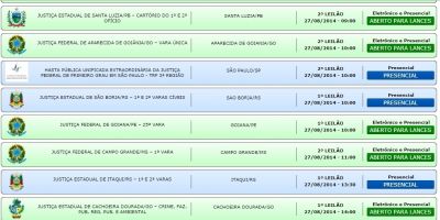 Justiça Estadual realiza leilões em Itaqui e São Borja