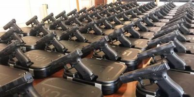 Polícia Civil recebe 220 pistolas Glock