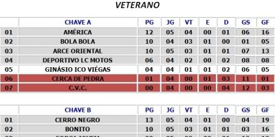 Classificação da 23ª Copa Santa Auta Afubra de Futebol 7 - Veterano e Feminino (atualizado em 25.08.2014)