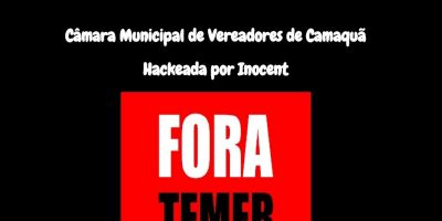 Site da Câmara de Vereadores de Camaquã é hackeado outra vez