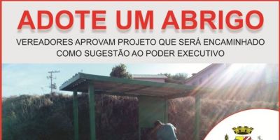 Aprovado projeto sugestão que institui programa adote um abrigo para usuários de transporte coletivo