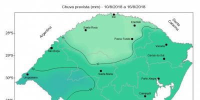 Frio permanece no Rio Grande do Sul na próxima semana