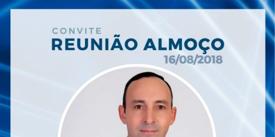 Candidato a deputado estadual, vereador Vinícios Araújo é o palestrante da reunião almoço da Acic
