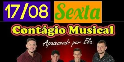 Bailão da Alegria tem a banda Contágio Musical nesta sexta-feira (17)