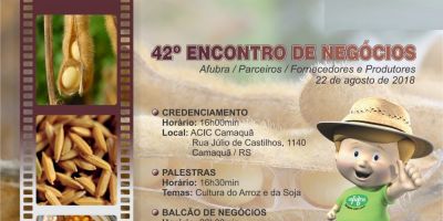 42º Encontro de Negócios da Afubra ocorre no dia 22 de agosto, em Camaquã