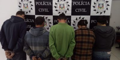 Operação Cronos da Polícia Civil realiza sete prisões na área da 29ª DPRI