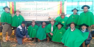 Cavaleiros de Camaquã saíram hoje de Condor rumo Panambi