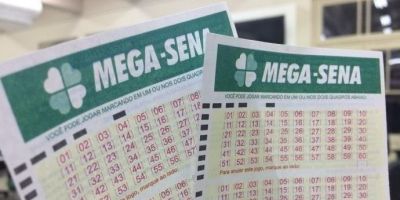Dois apostadores acertam Mega-Sena e vão dividir prêmio de R$ 45 milhões