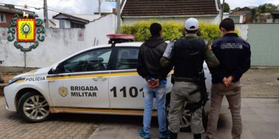 Brigada Militar prende dupla acusada de tráfico de drogas em Camaquã