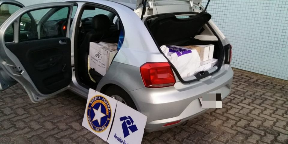 Receita Federal apreende bebidas em Jaguarão